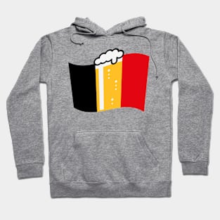 Belgium Beer Flag (Nation Of Beer / Beerland / 4C) Hoodie